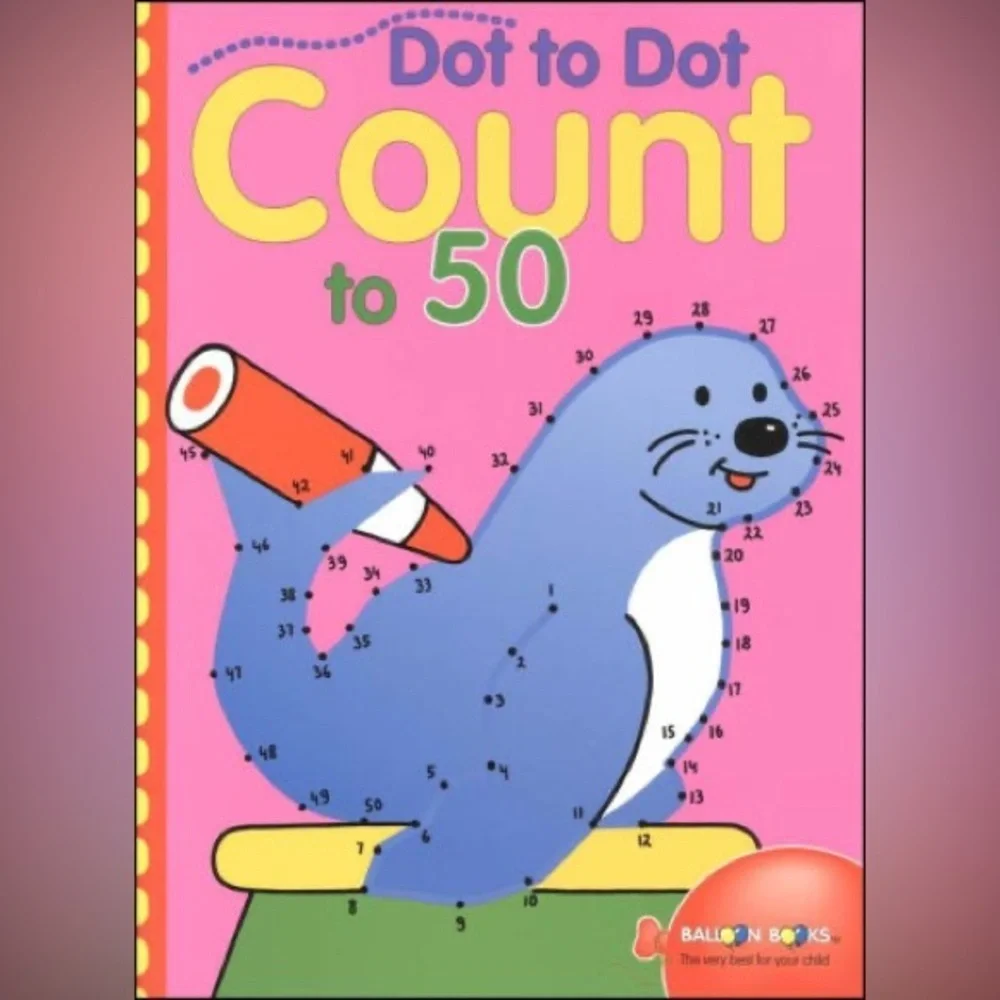 Dot to Dot Count to 10 and 50 | Paperback Bundle